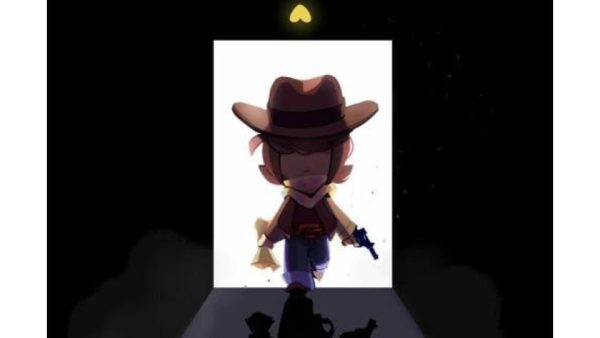 Promotional art of Undertale Yellow featuring Clover, the protagonist in the game. 