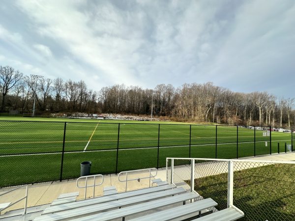 The field for spring tryouts at Crofton High School in Crofton, MD. 